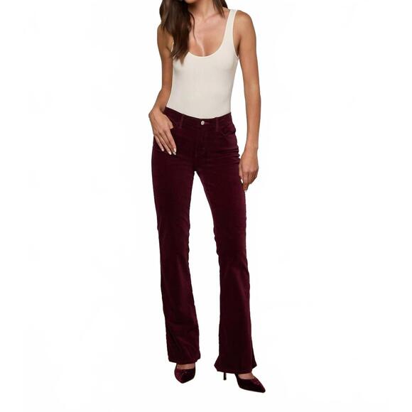 NEW L'AGENCE stevie velvet jean in dark port